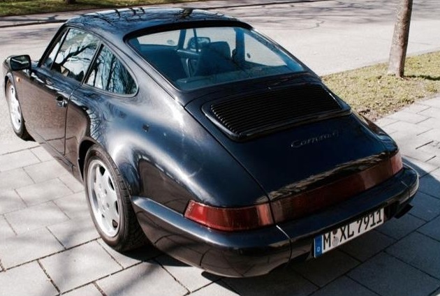 Left hand drive PORSCHE 911 964 CARRERA 4 COUPE